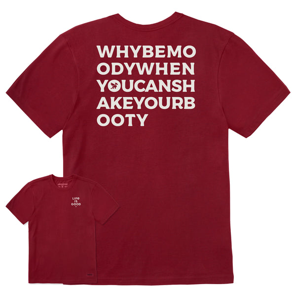 life is good Men's Bert's Booty Short Sleeve Crusher Tee
