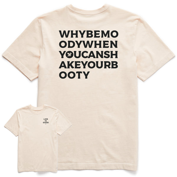 life is good Men's Bert's Booty Short Sleeve Crusher Tee