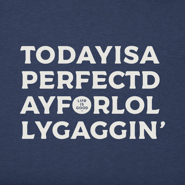 Life Is Good Men's Bert's Lolligaggin' Short Sleeve Crusher Tee