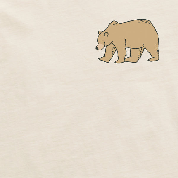 Life Is Good Men's Bert's Smile Bear Short Sleeve Crusher Tee