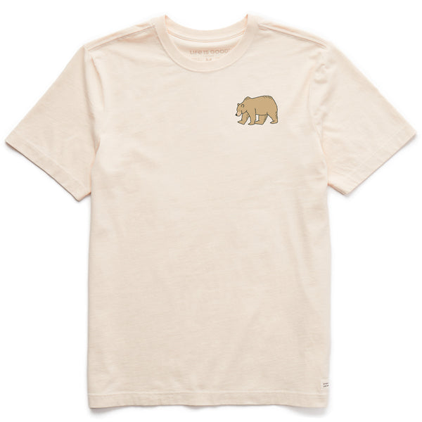 life is good Men's Bert's Smile Bear Short Sleeve Crusher Tee