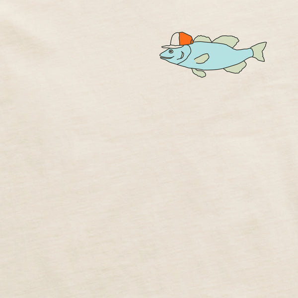 Life Is Good Men's Bert's Smile Fish Short Sleeve Crusher Tee