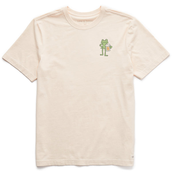 life is good Men's Bert's Smile Frog Short Sleeve Crusher Tee
