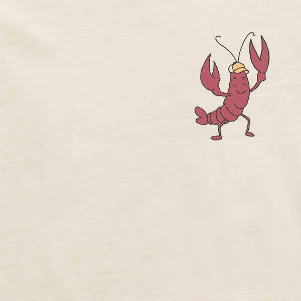 Life Is Good Men's Bert's Smile Lobster Short Sleeve Crusher Tee