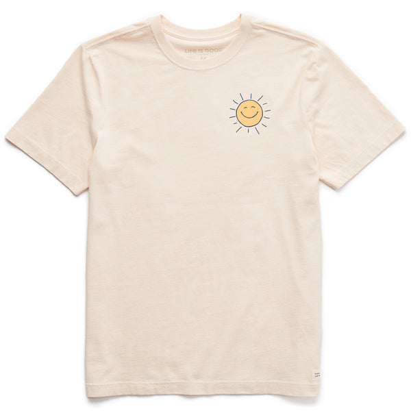 life is good Men's Bert's Smile Sun Short Sleeve Crusher Tee