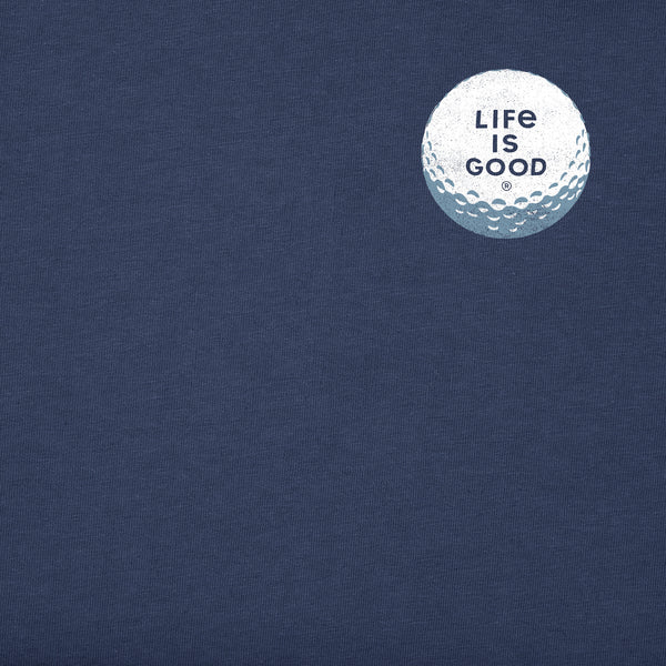 Life Is Good Men's Best Dad By Par Golf Clubs Short Sleeve Tee