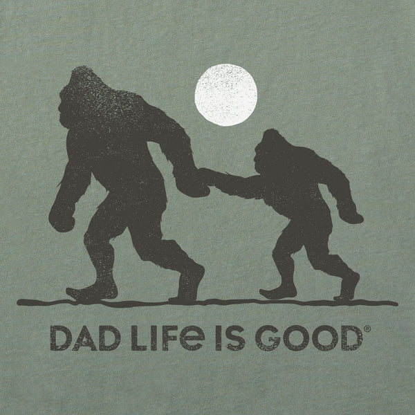 Life Is Good Men's Bigfoot Dad Life Is Good Short Sleeve Tee