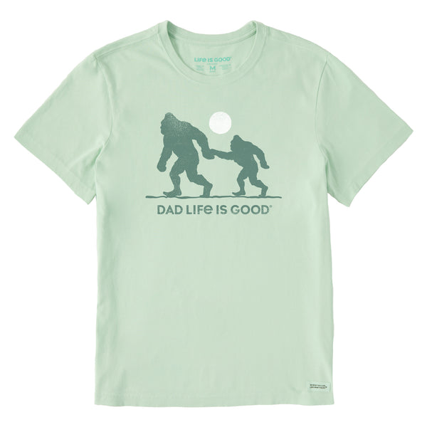life is good Men's Bigfoot Dad Life is Good Short Sleeve Tee