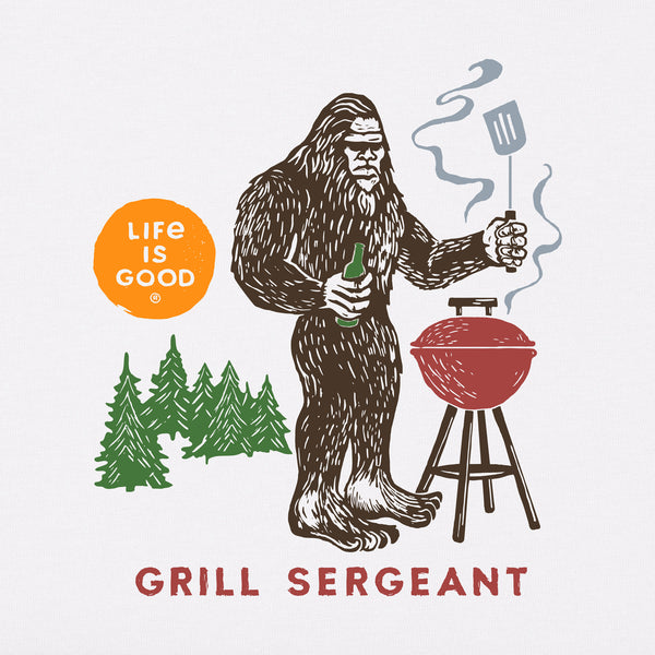 Life Is Good Men's Bigfoot Grill Sergeant Short Sleeve Tee