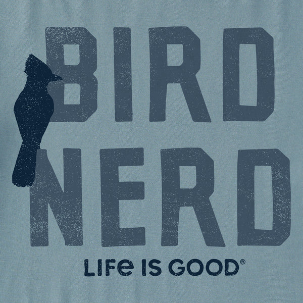 Life Is Good Men's Bird Nerd Long Sleeve Crusher Tee