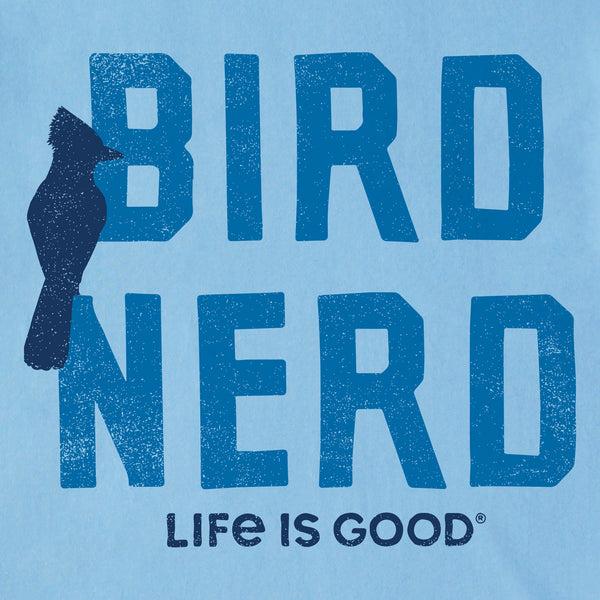 Life Is Good Men's Bird Nerd Long Sleeve Crusher Tee