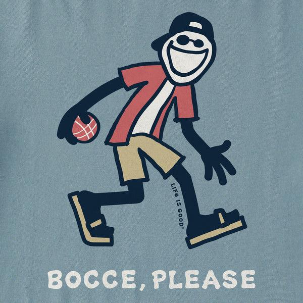 Life Is Good Men's Bocce Please Short Sleeve Crusher Tee