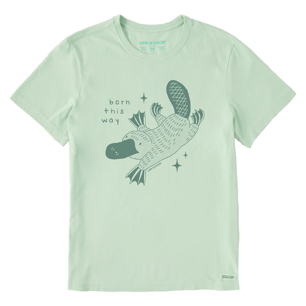 life is good Men's Born This Way Platypus Short Sleeve Crusher Tee