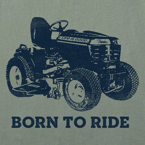 Life Is Good Men's Born To Ride Mower Short Sleeve Crusher Tee