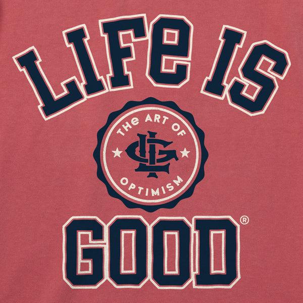 Life Is Good Men's Branded Seal Short Sleeve Crusher Tee