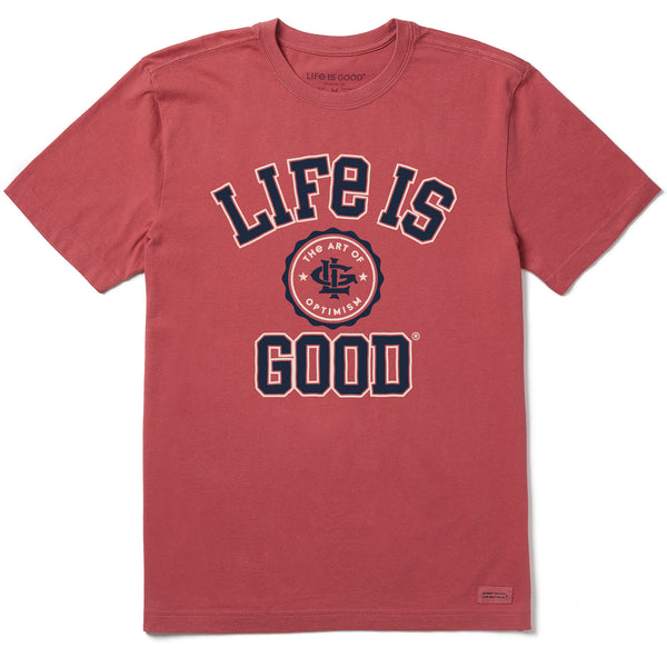 life is good Men's Branded Seal Short Sleeve Crusher Tee