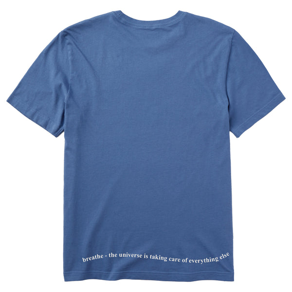 life is good Men's Breathe Swirling Message Short Sleeve Crusher Tee