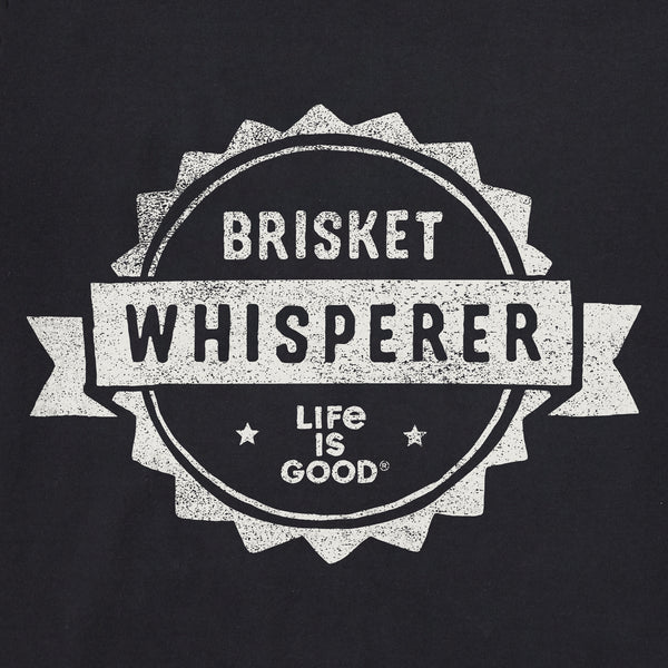 Life Is Good Men's Brisket Whisperer Short Sleeve Tee