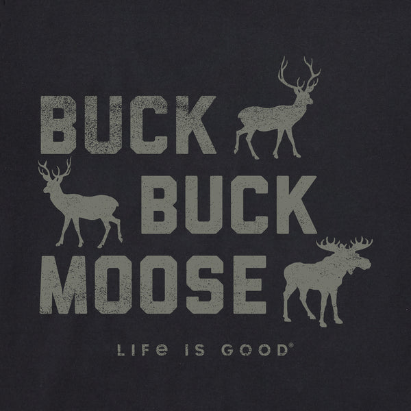 Life Is Good Men's Buck Buck Moose Long Sleeve Crusher Tee