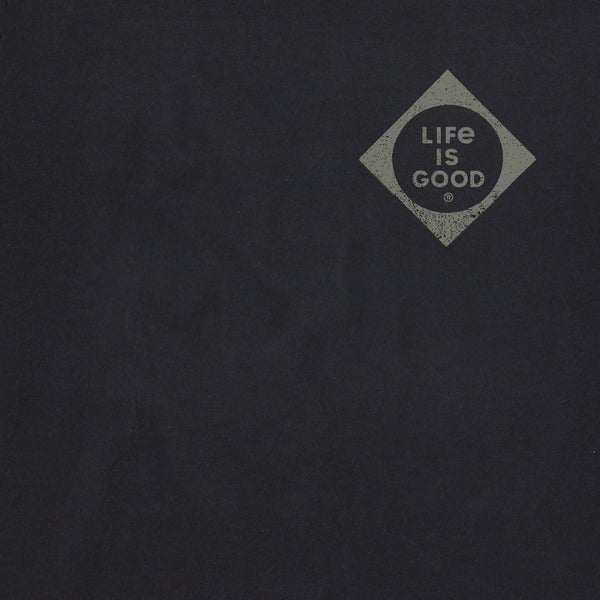 Life Is Good Men's Buck Buck Moose Long Sleeve Crusher Tee