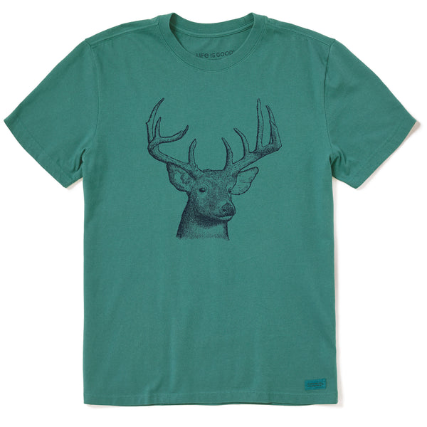 life is good Men's Buck Head Short Sleeve Crusher-LITE Tee