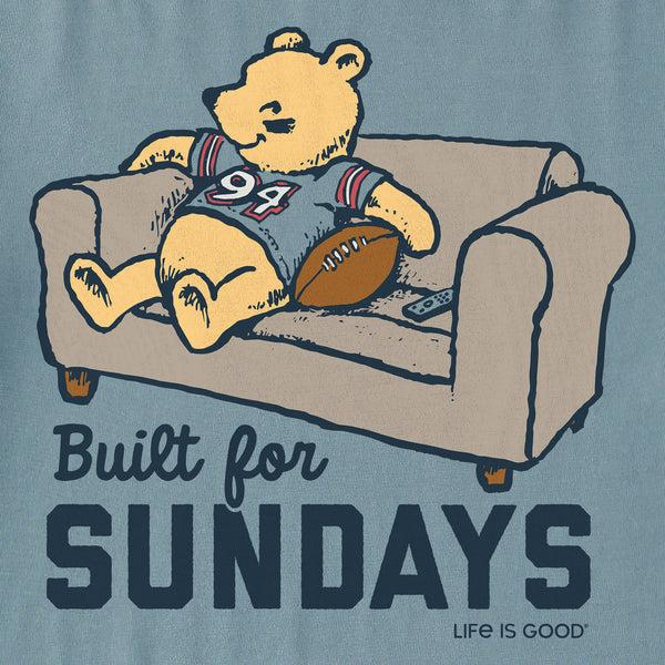 Life Is Good Men's Built For Sundays Short Sleeve Crusher Tee