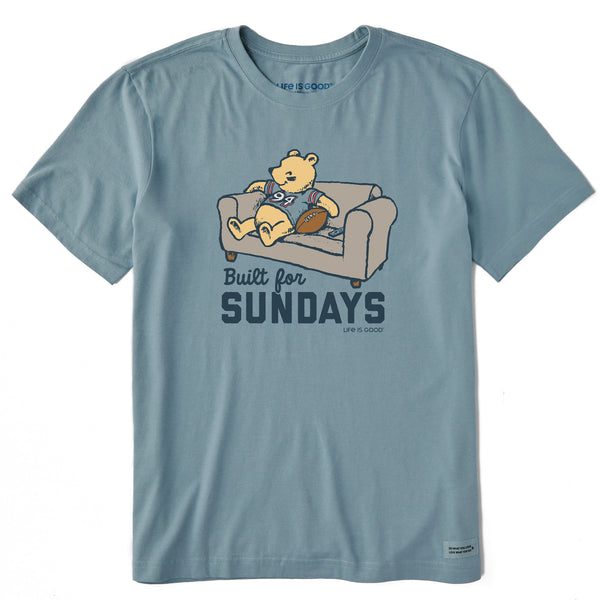 life is good Men's Built for Sundays Short Sleeve Crusher Tee