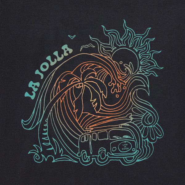 Life Is Good Men's Bus La Jolla Short Sleeve Crusher Tee