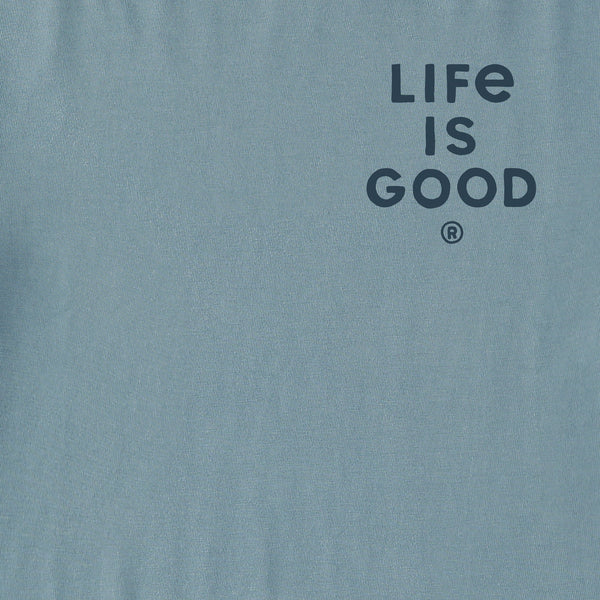 Life Is Good Men's California Palm Sunset Short Sleeve Crusher Tee