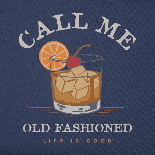 Life Is Good Men's Call Me Old Fashioned Short Sleeve Crusher Tee