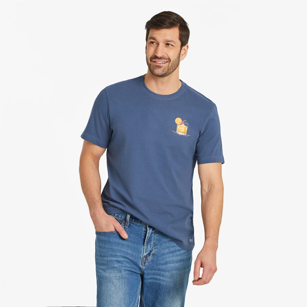 Life Is Good Men's Call Me Old Fashioned Short Sleeve Crusher Tee