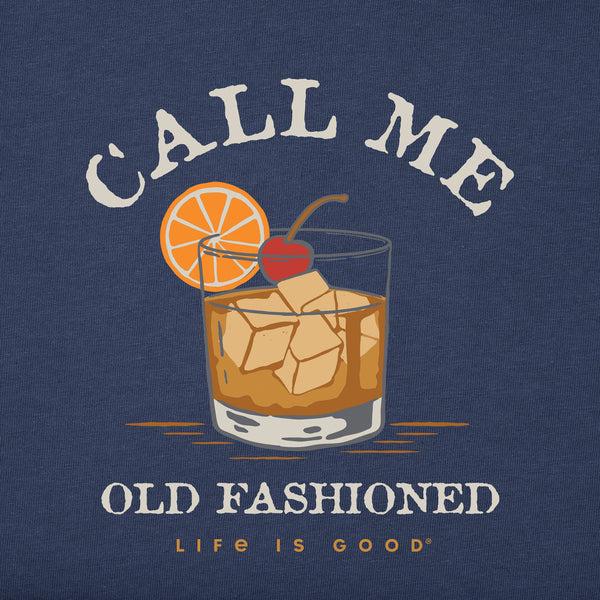 Life Is Good Men's Call Me Old Fashioned Short Sleeve Tee