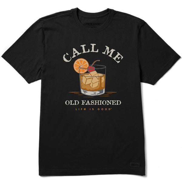 Life Is Good Men's Call Me Old Fashioned Short Sleeve Tee