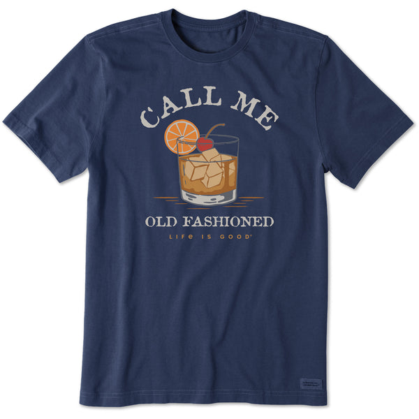 life is good Men's Call Me Old Fashioned Short Sleeve Tee