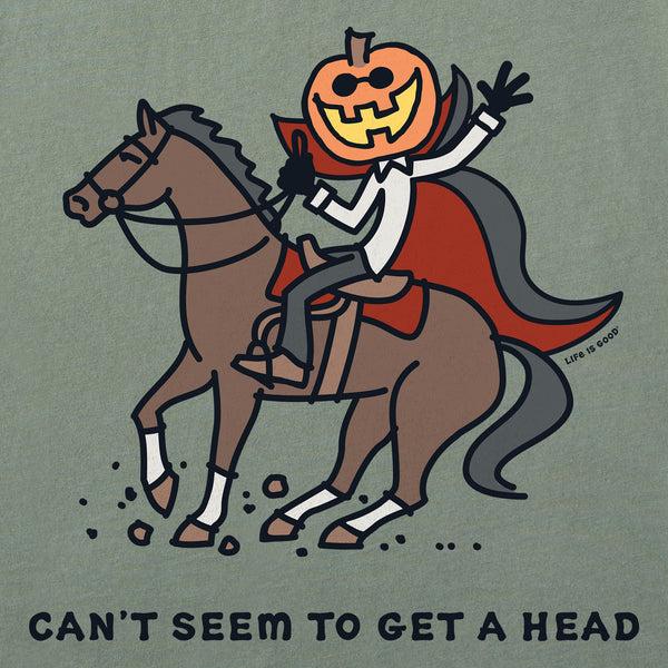 Life Is Good Men's Can't Seem To Get A Head Long Sleeve Crusher Tee