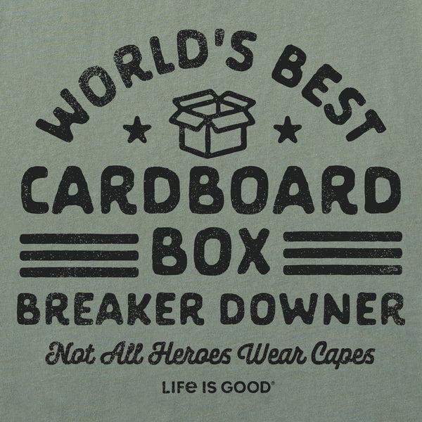 Life Is Good Men's Cardboard Box Breaker Downer Short Sleeve Tee
