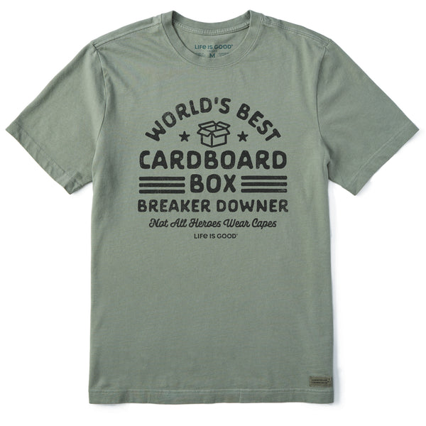Life Is Good Men's Cardboard Box Breaker Downer Short Sleeve Tee