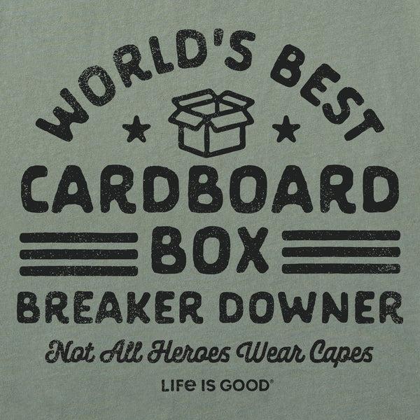 Life Is Good Men's Cardboard Box Breaker Downer Short Sleeve Tee