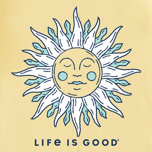 Life Is Good Men's Celestial Sun Short Sleeve Crusher Tee