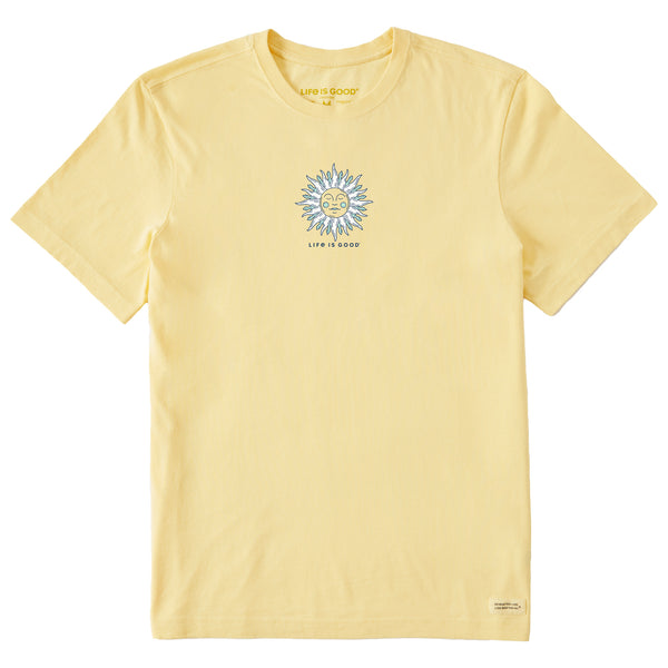 life is good Men's Celestial Sun Short Sleeve Crusher Tee