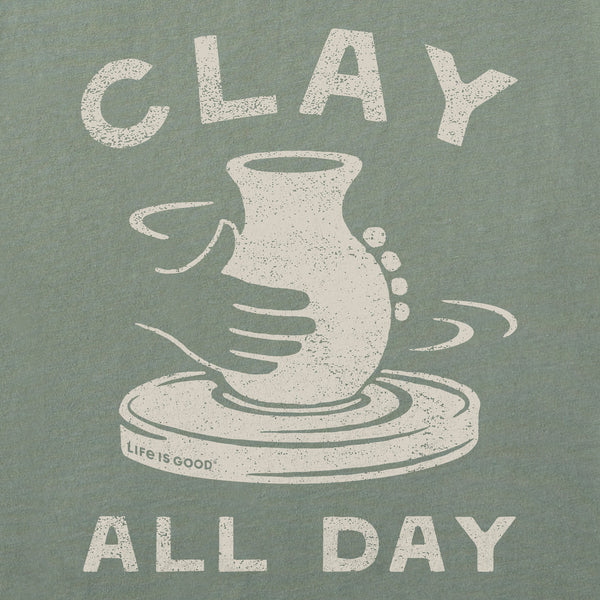 Life Is Good Men's Clay All Day Pottery Short Sleeve Tee