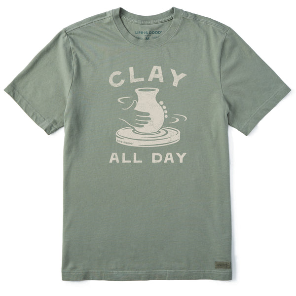 life is good Men's Clay All Day Pottery Short Sleeve Tee