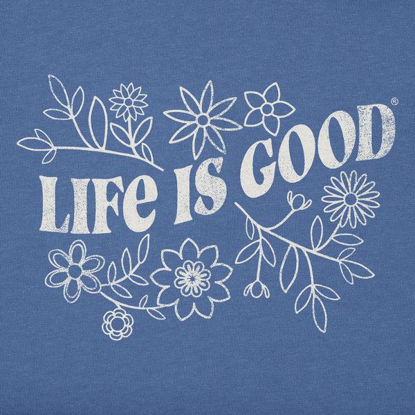 Life Is Good Men's Clean Garden Short Sleeve Crusher Tee