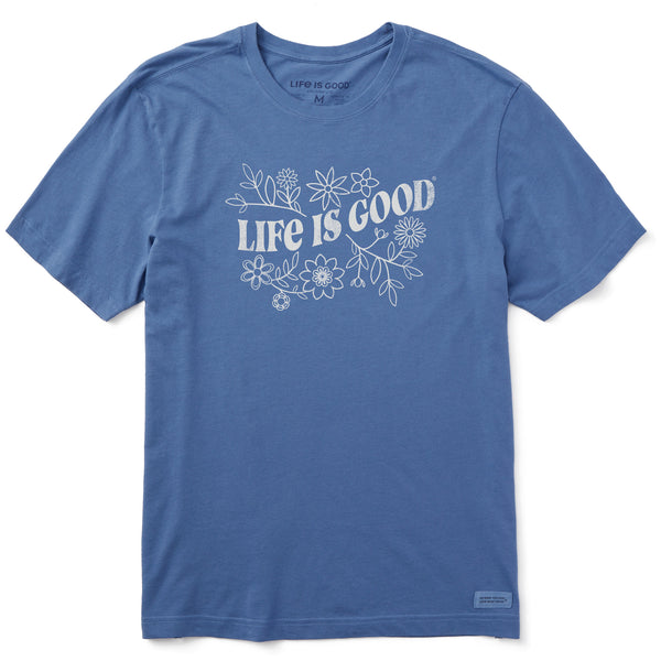 life is good Men's Clean Garden Short Sleeve Crusher Tee