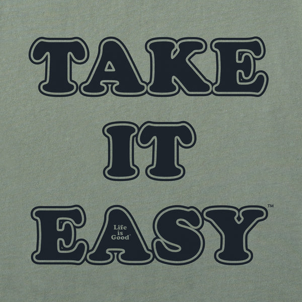 Life Is Good Men's Cooper Take It Easy Classic Crusher Ringer Tee