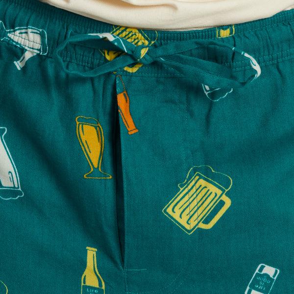 Life Is Good Men's Craft Beer Pattern Classic Sleep Pant