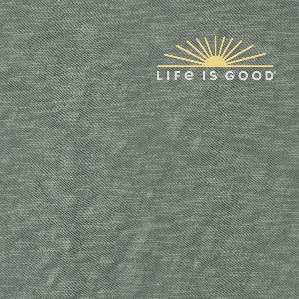 Life Is Good Men's Crafty Positive Lifestyle Sun Slub Slim Fit Tee