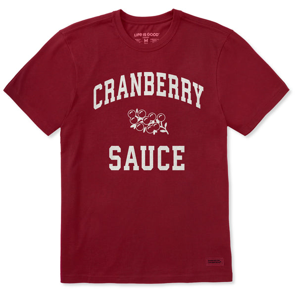 life is good Men's Cranberry Sauce Arch Short Sleeve Crusher Tee