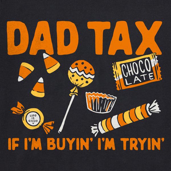 Life Is Good Men's Dad Tax Halloween Simply True Fleece Crew