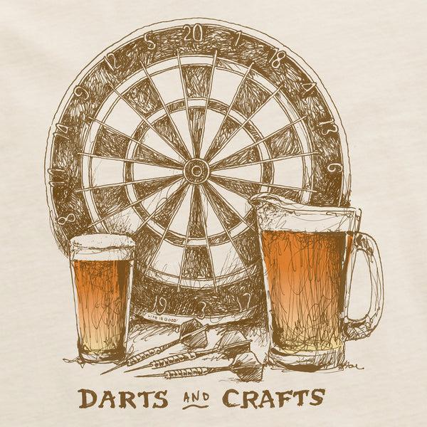 Life Is Good Men's Darts And Crafts Short Sleeve Crusher Tee